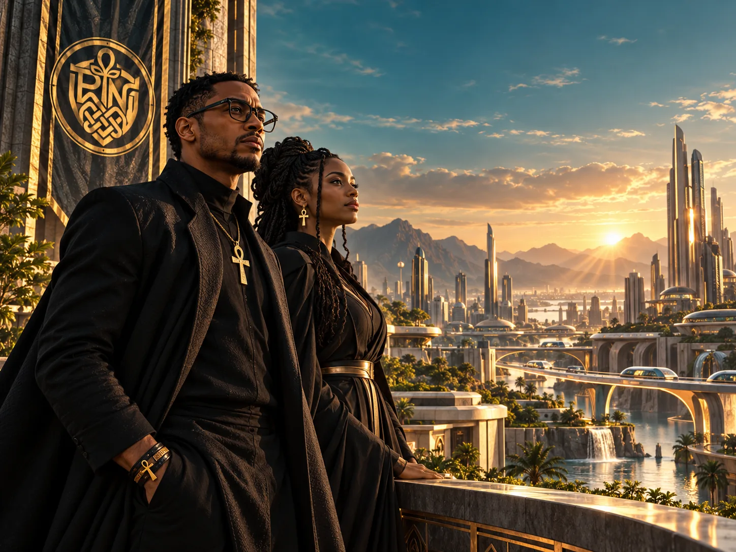 Visionary city, an illustration of creation